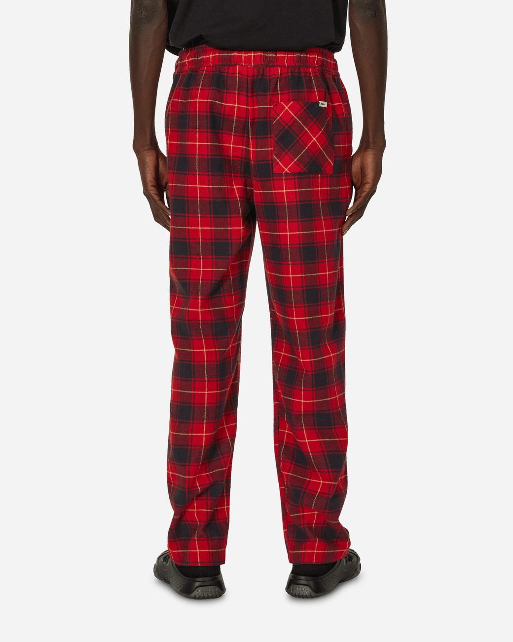 Tekla Red Flannel Plaid Pijamas Pants for men