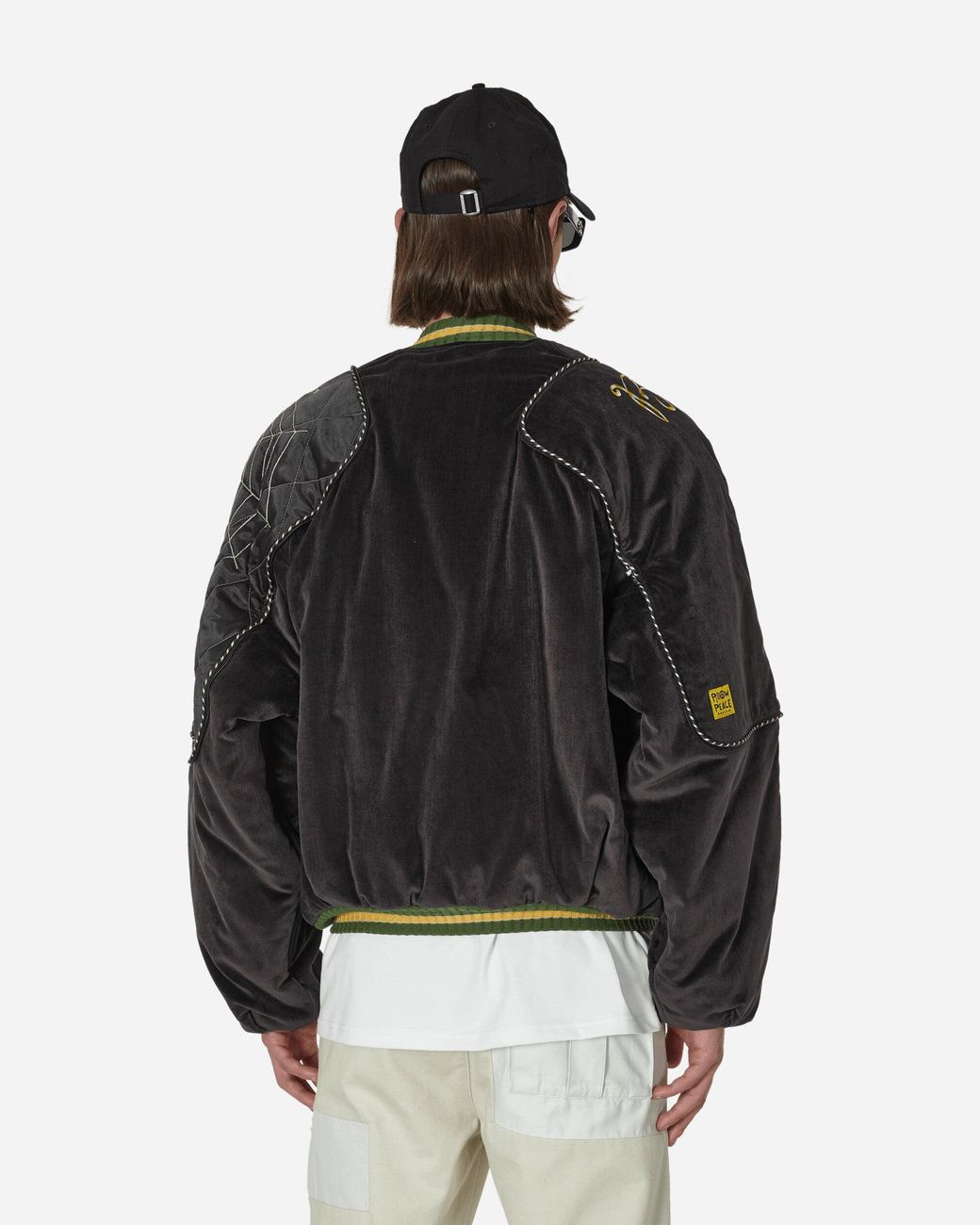 kapital-Black-Velveteen-Sham-