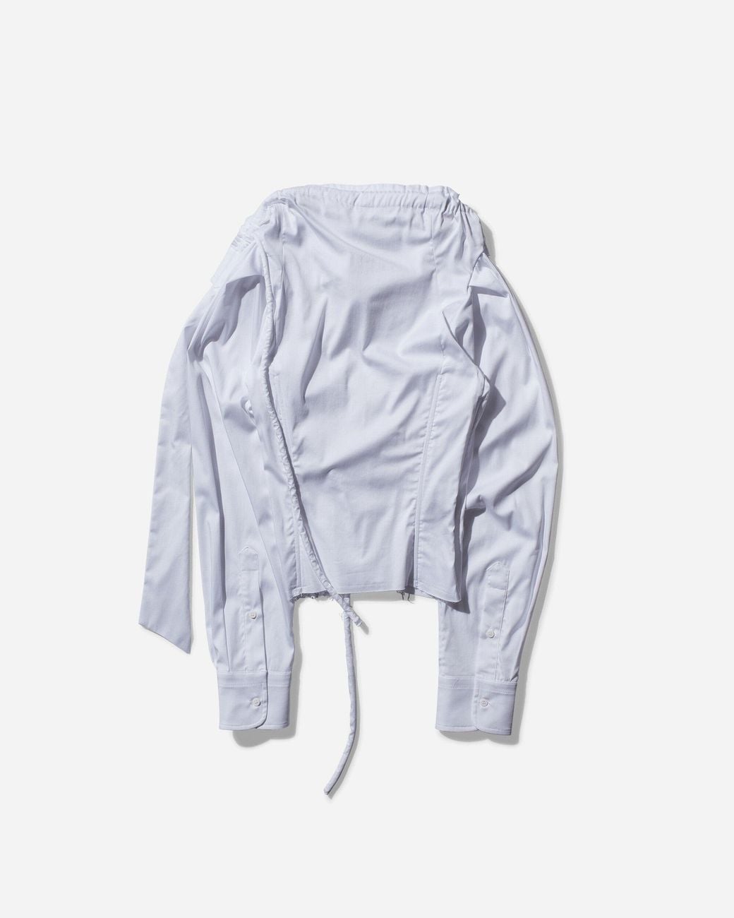 OTTOLINGER Blue Deconstructed Lavallière Blouse