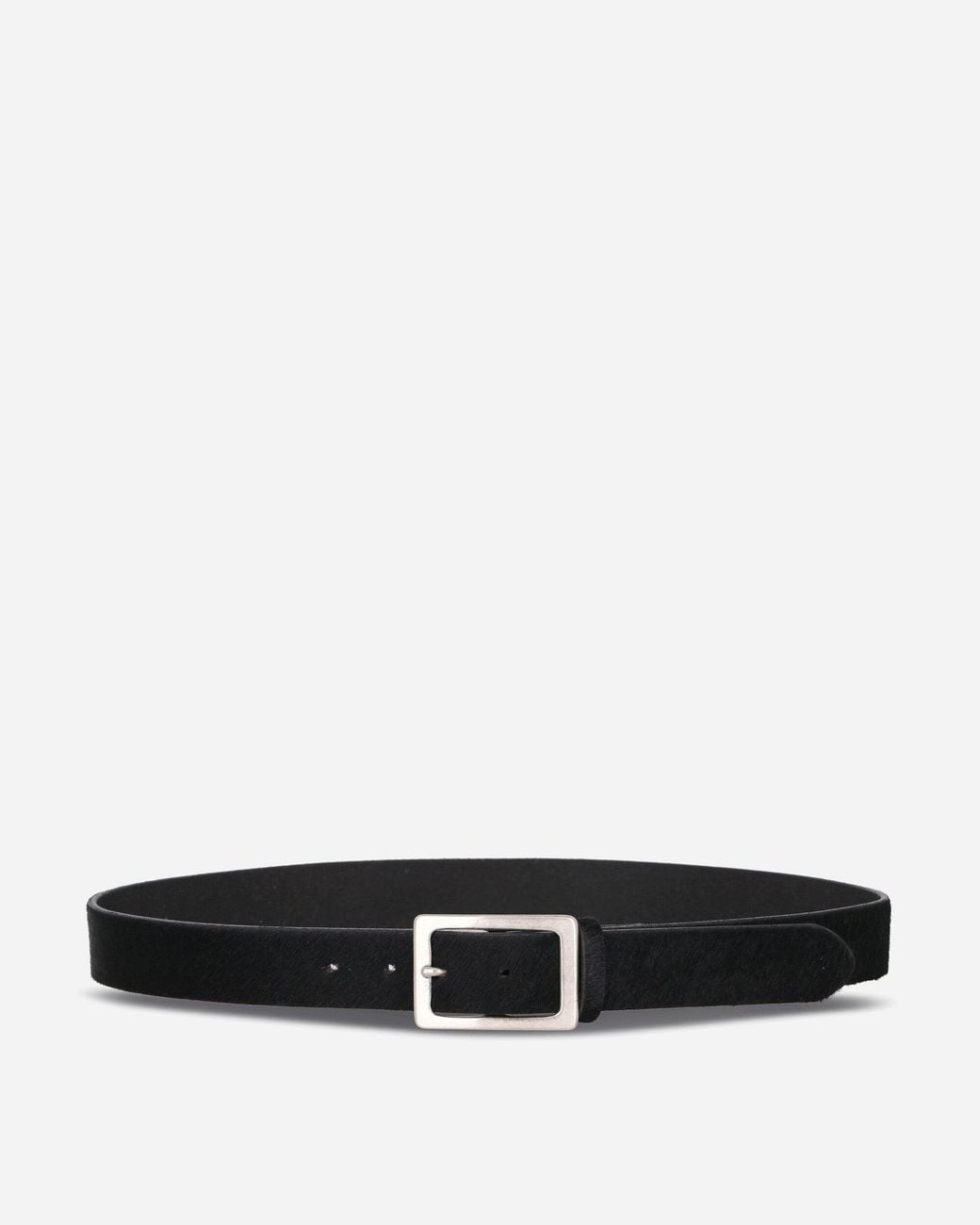 Neighborhood White Hair-on Leather Belt for men