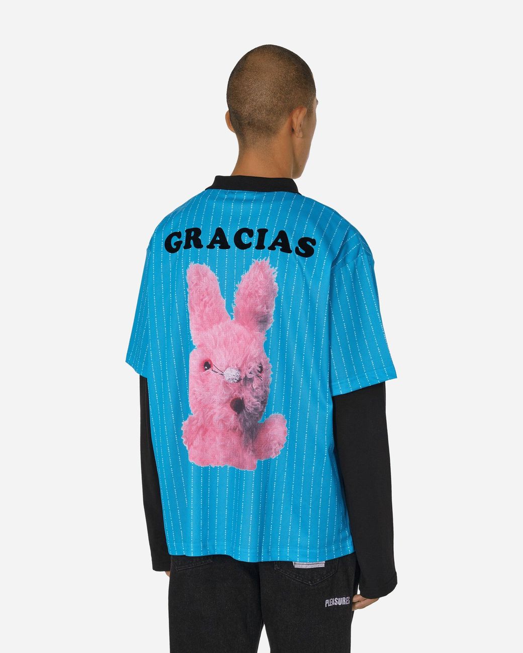 pleasures×sonic youth✩バニーサッカージャージ Pleasures Sonic Youth Bunny Soccer Jersey in Blue for Men | Lyst