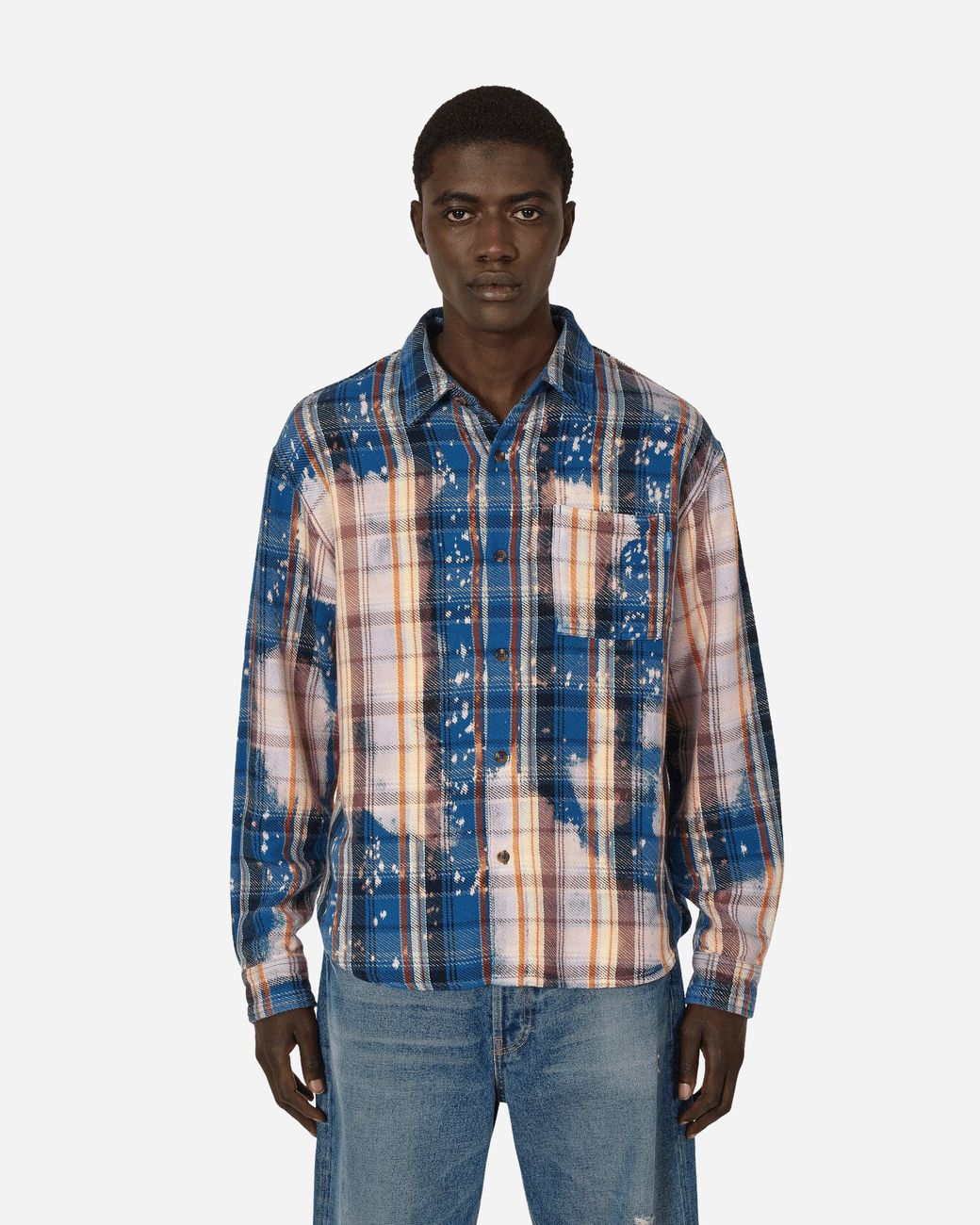 Nike Awake Ny Flannel Shirt Sail in Blue for Men Lyst