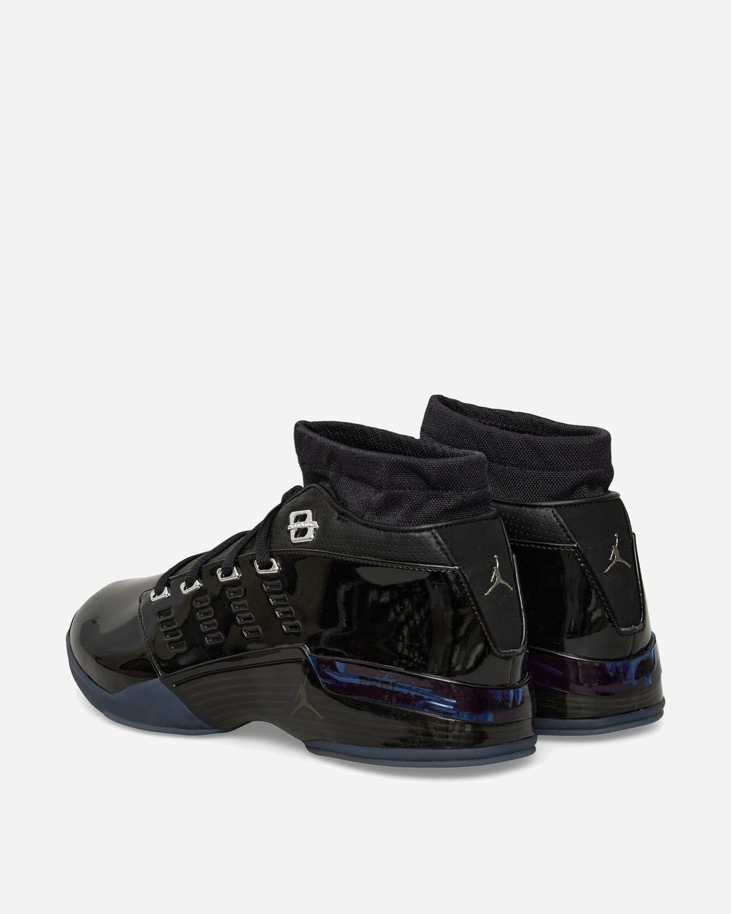 Nike Black Air Jordan 17 Low Sneakers Metallic for men