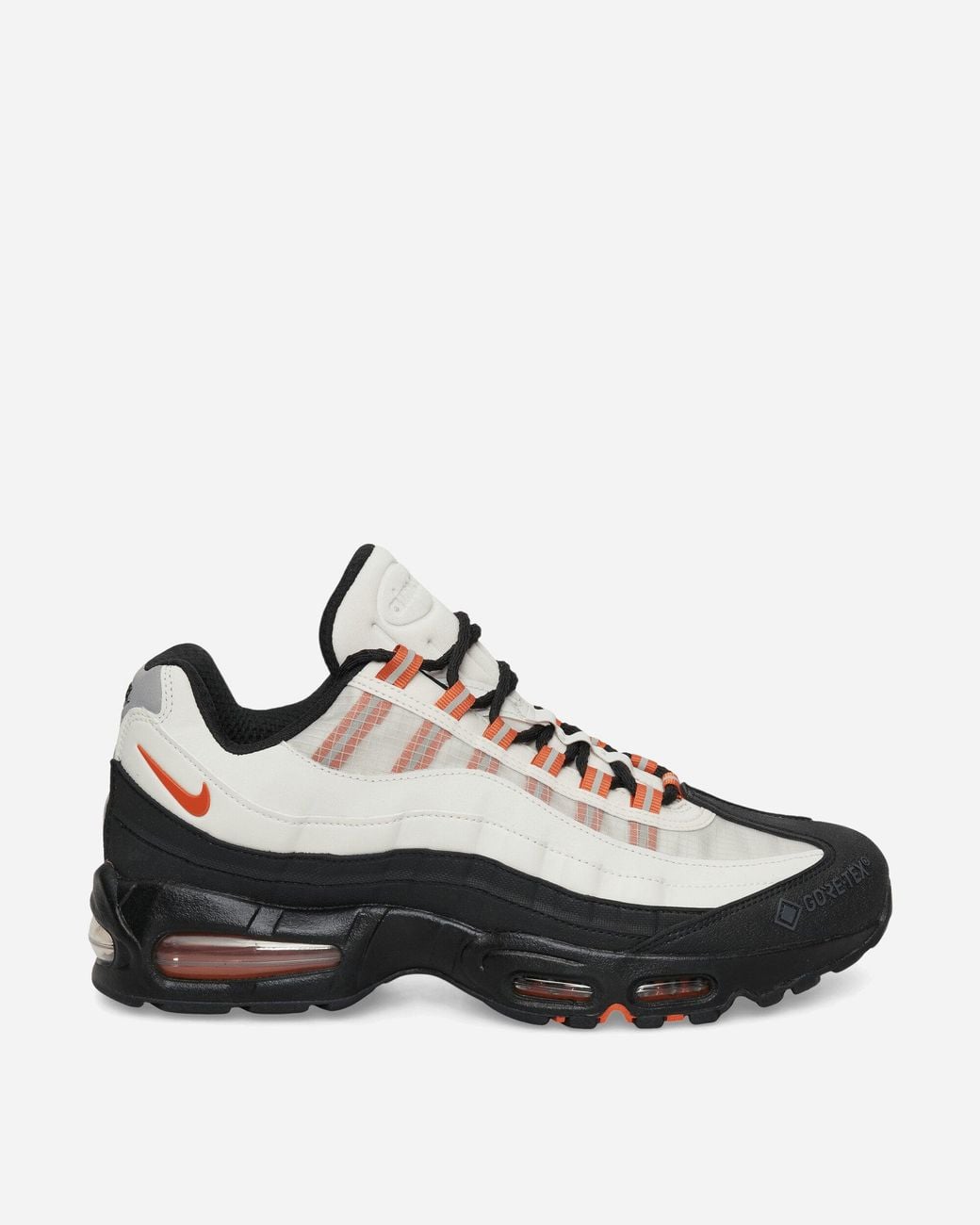 Nike White Air Max 95 Big Bubble Gore-tex Sneakers Light Bone / Orange / Black for men