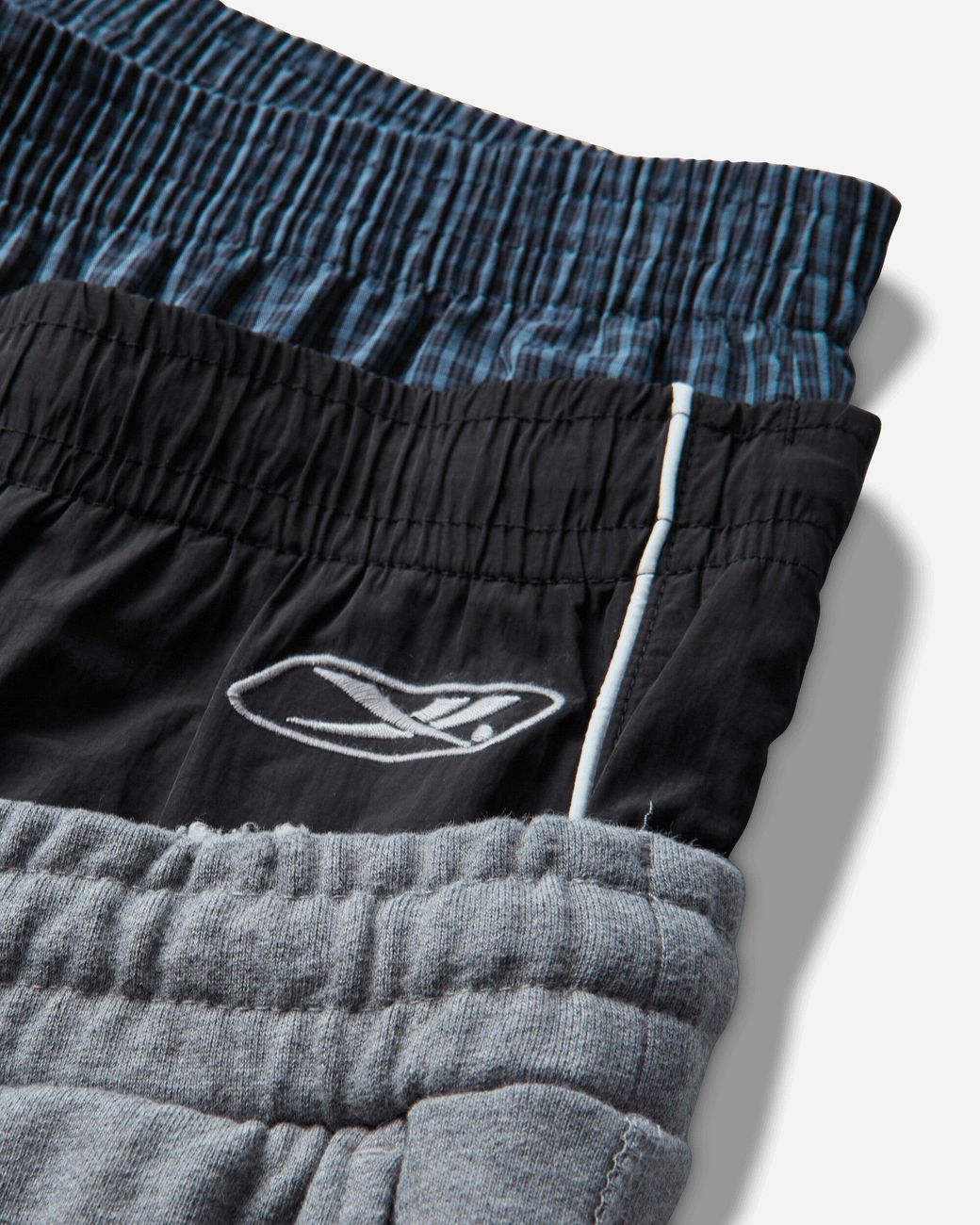 Protocol Index Gray S Retro 3 Layered Sweatpants Melange for men