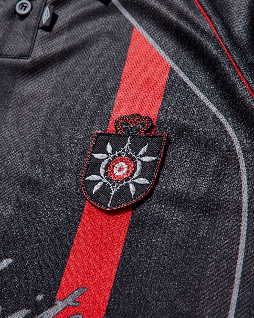 Umbro Men S 01 03 Polo Black / Red for men