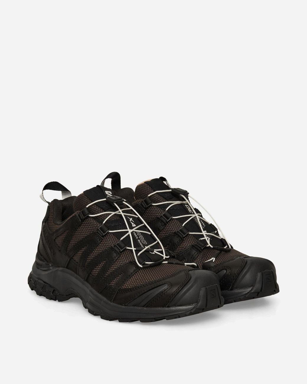 Salomon Black Xa Pro 3d Alpine Echoes Sneakers / Earth Brown / Vanilla Ice for men