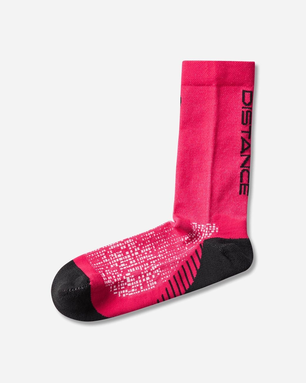 Asics Pink Distance Performance Run Crew Socks Pixel for men