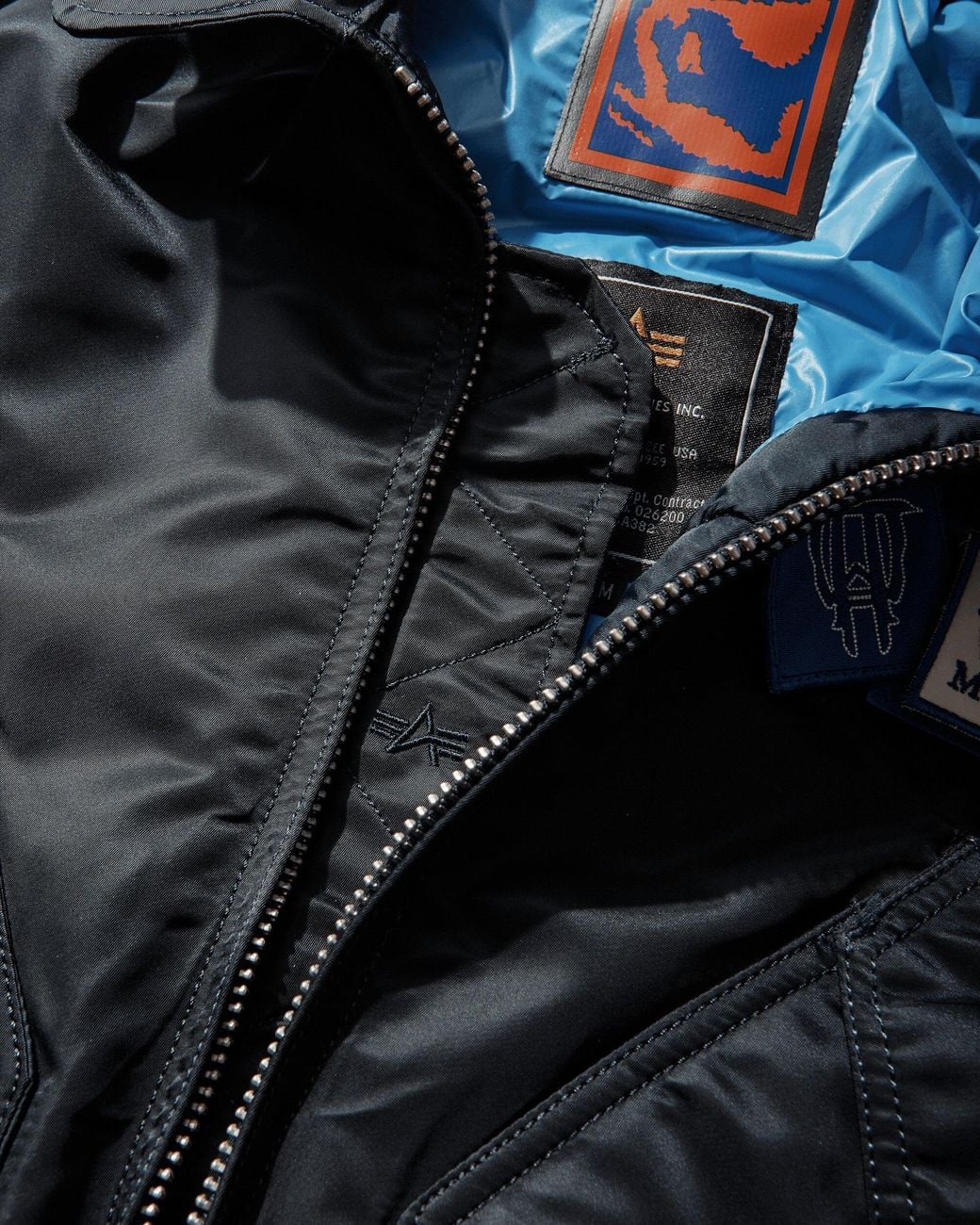GR10K Blue Alpha Industries Cwu-45 Bomber Jacket Rep for men
