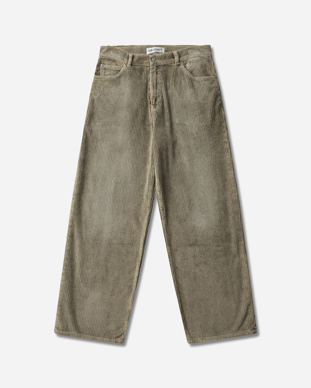 Our Legacy Green S Vast Cut Pants Old Estate for men