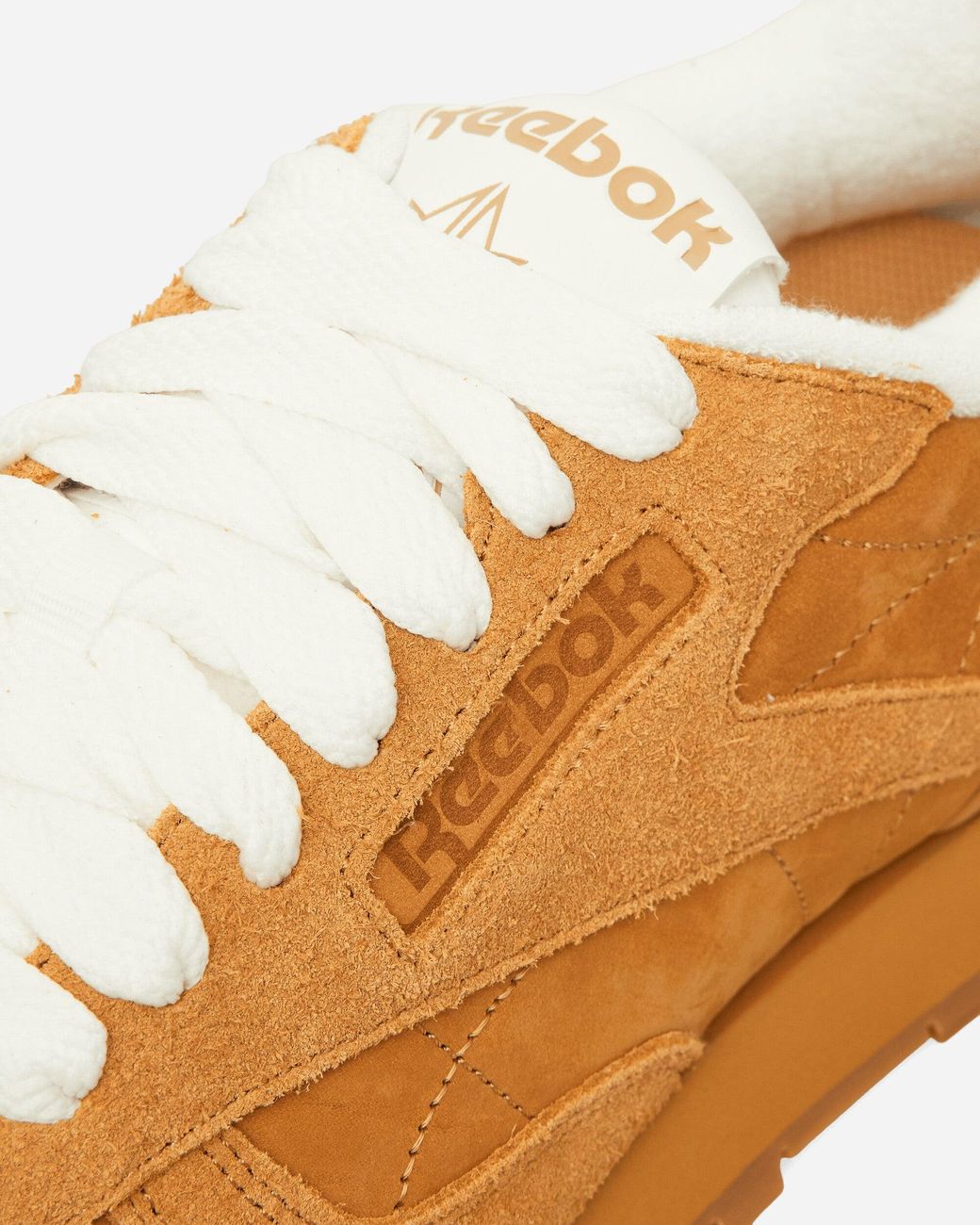Reebok Orange Classic Leather Premium Sneakers Camel for men