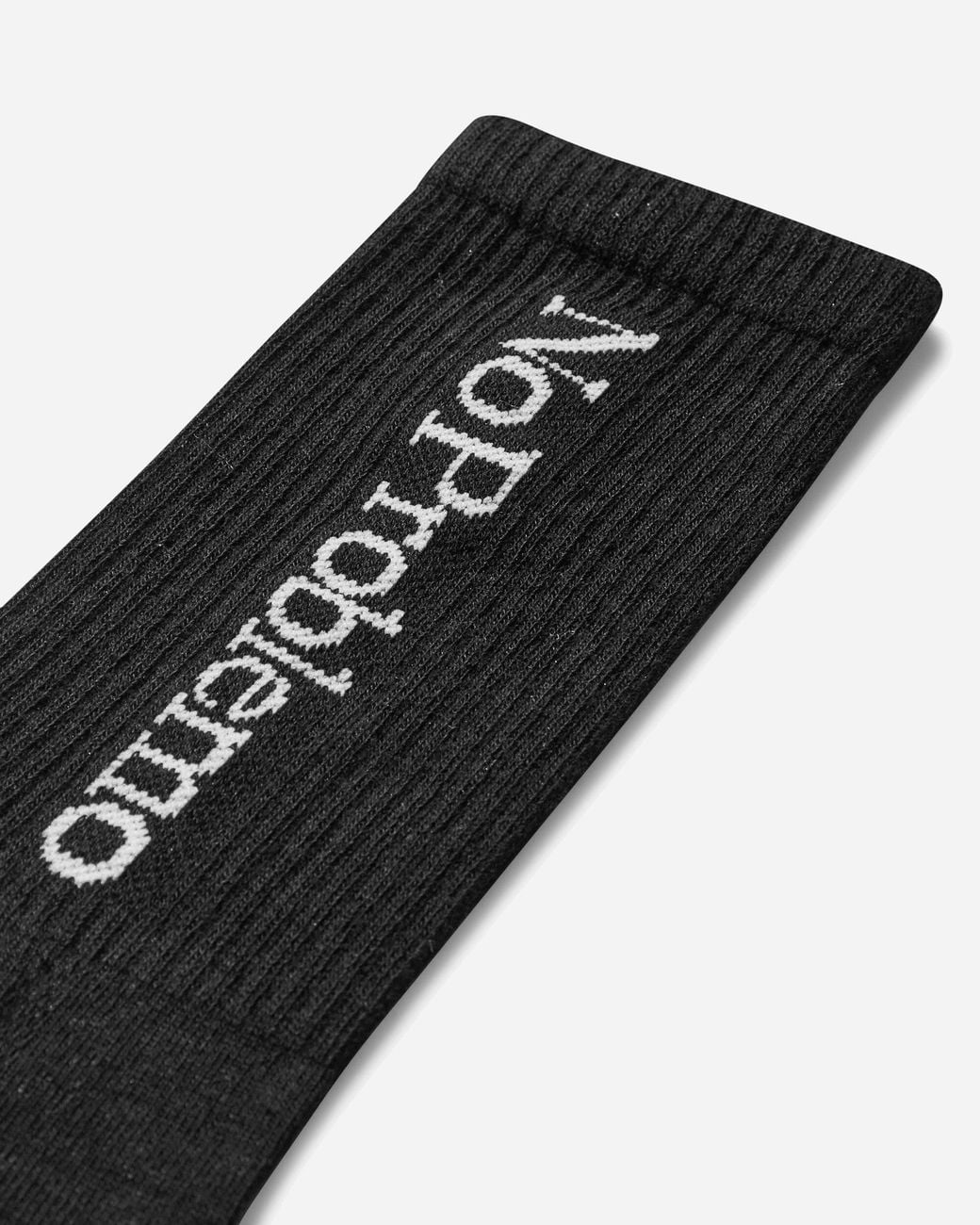 No Problemo Black Logo Socks for men