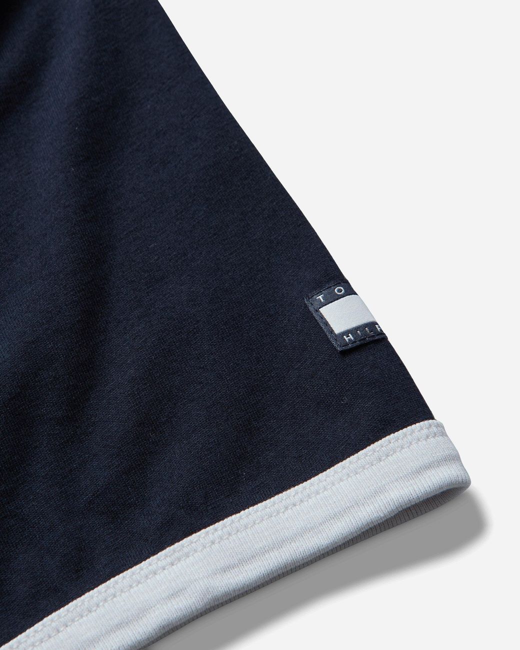 Tommy Hilfiger Blue Men S Frgmt Logo Ringer T-shirt Navy for men