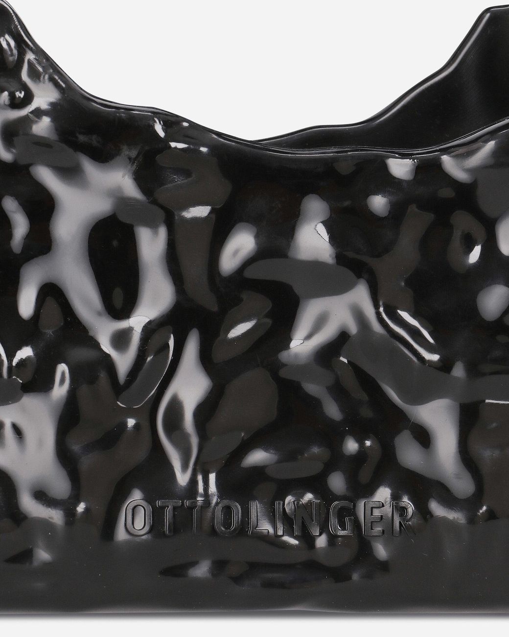 OTTOLINGER Black Studded Baguette Bag