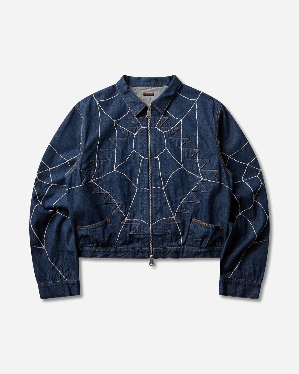 Kapital Blue Men S 13oz Denim Std Thunderbird Blouson (kountry Dream Catch Remake) Indigo for men
