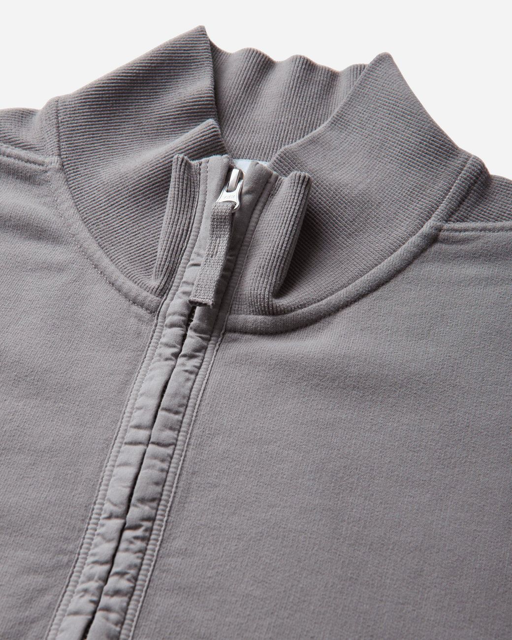 Stone Island Gray Men S Organic Cotton Fleece Half-zip Sweatshirt for men