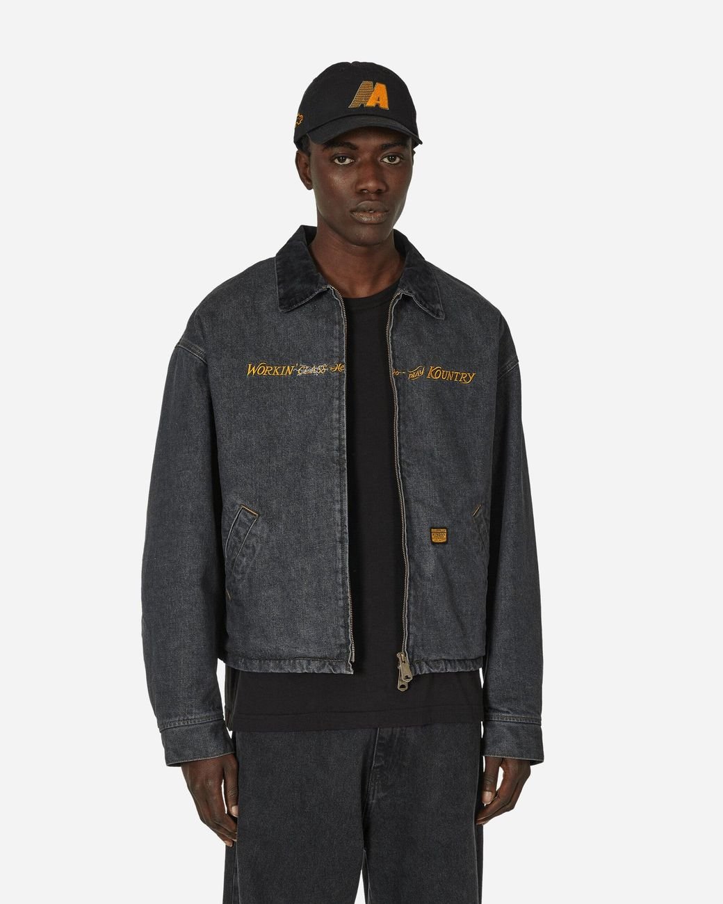 Kapital 14Oz Denim T-Back Drizzler Jacket (Working Kapital 14Oz Denim T-Back Drizzler Jacket (Working