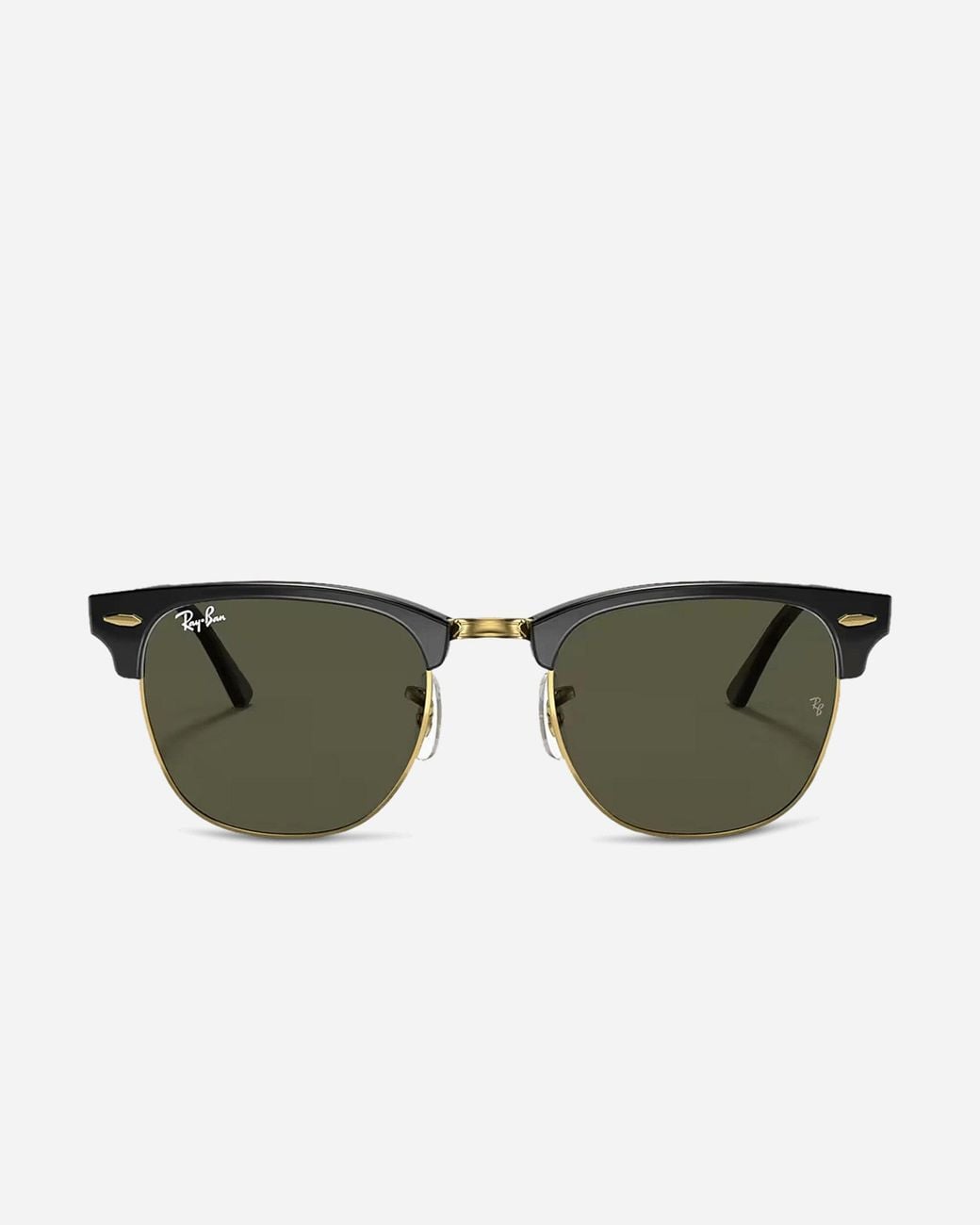 Ray-Ban Green Clubmaster Classic Sunglasses Polished G-15 for men