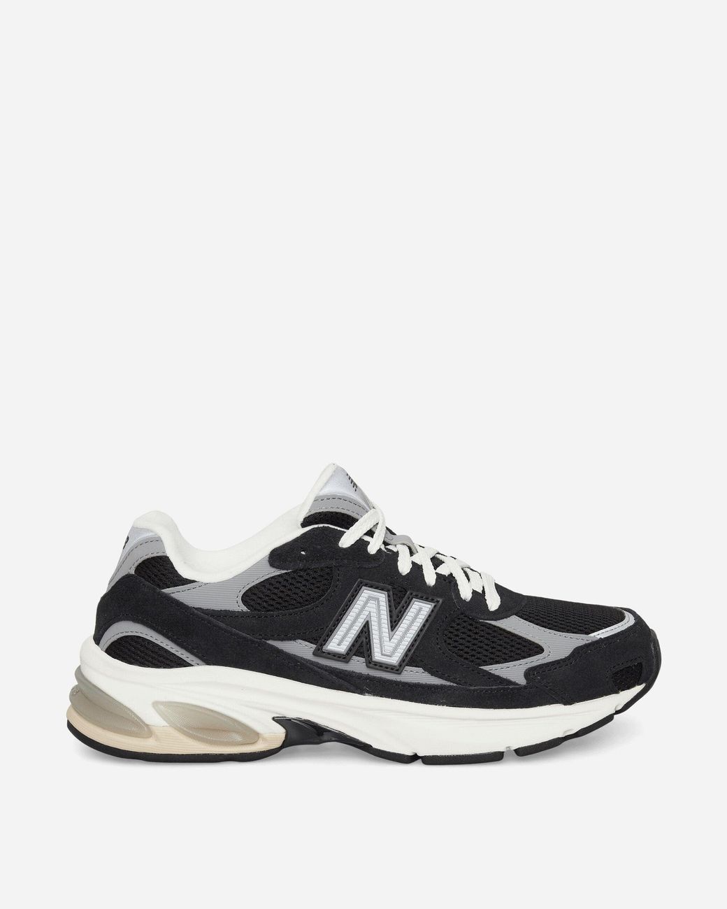 New Balance White 2010 Sneakers / Shadow Grey for men
