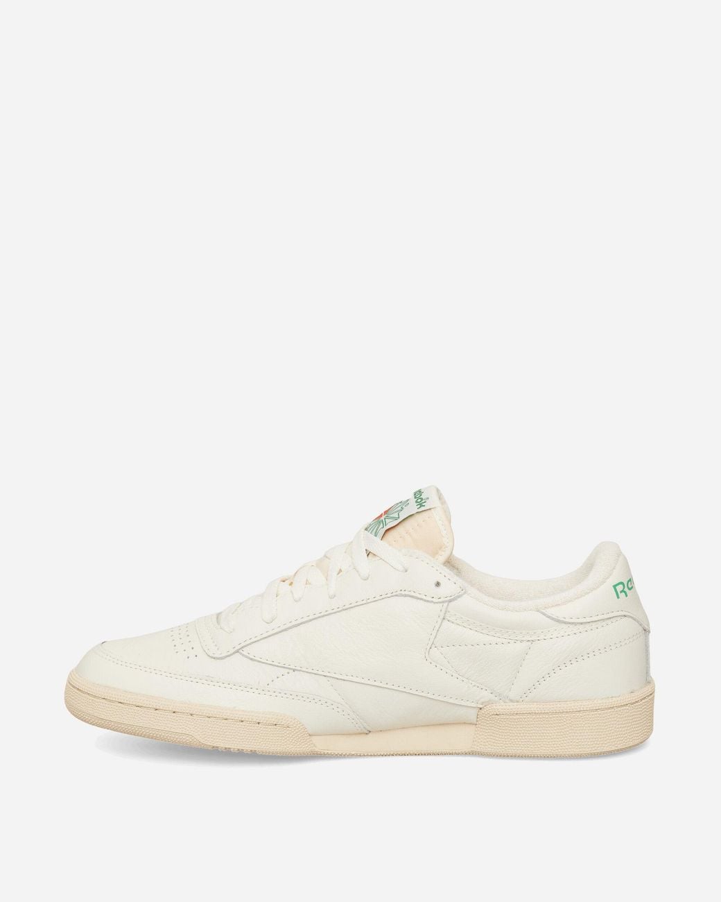 Reebok Club C 85 Vintage Sneakers Chalk / Paper White / Glen Green for men