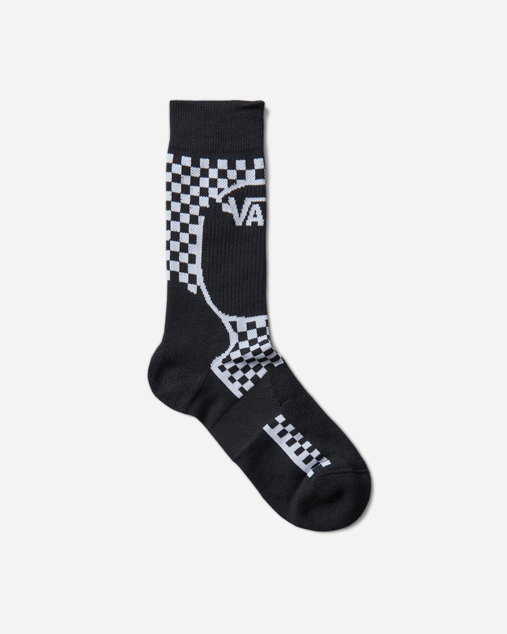 Vans White Act Of Disagreement Checker Socks for men