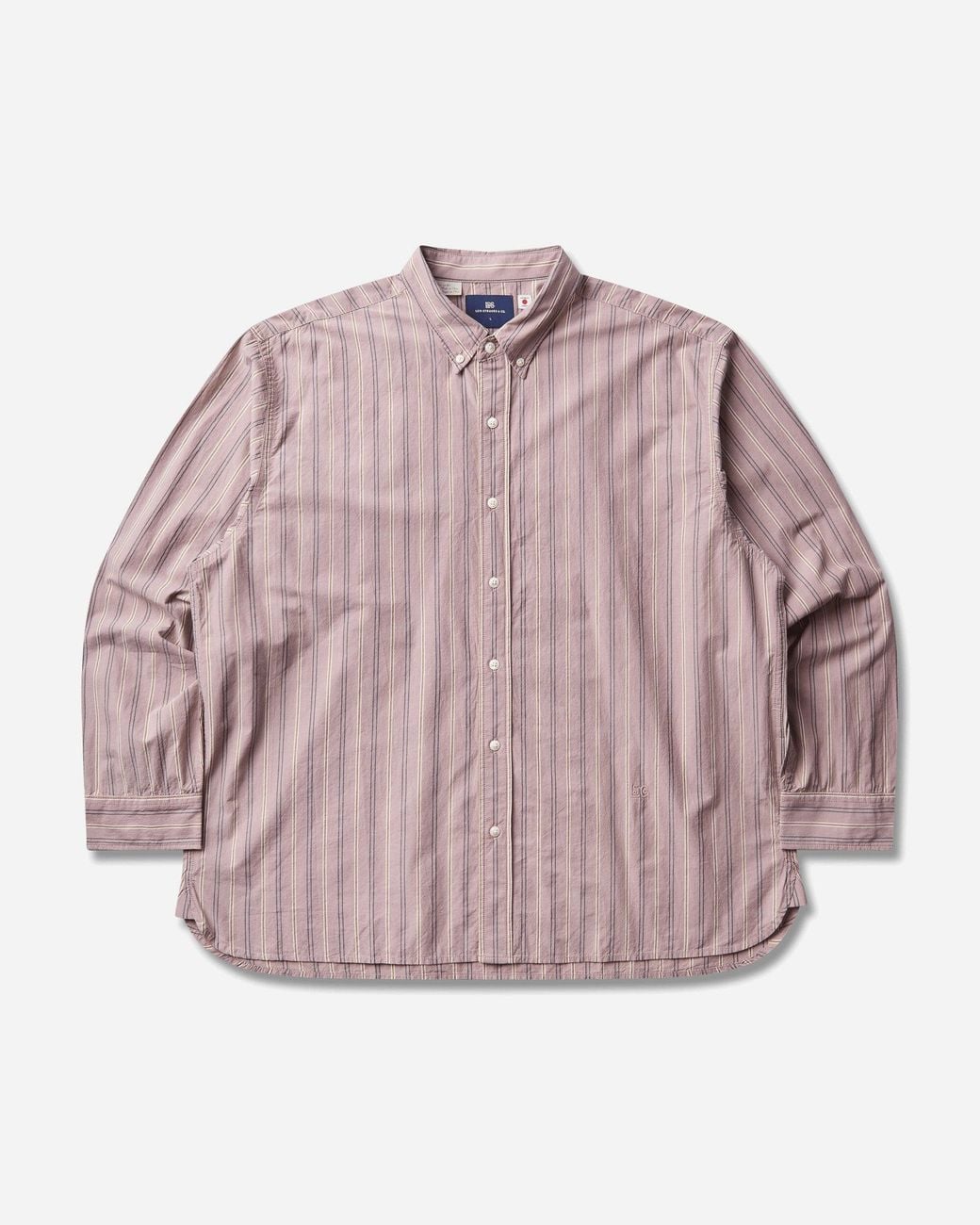 Levi's Pink Men S Blue Tab Relaxed Button Down Shirt Stripe for men