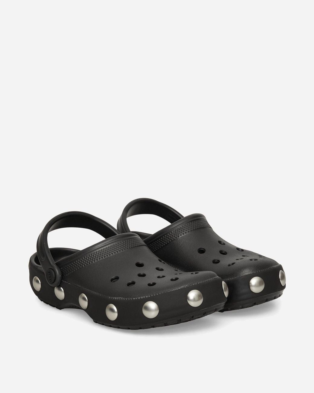 CROCSTM Black Classic Big Studded Clogs for men