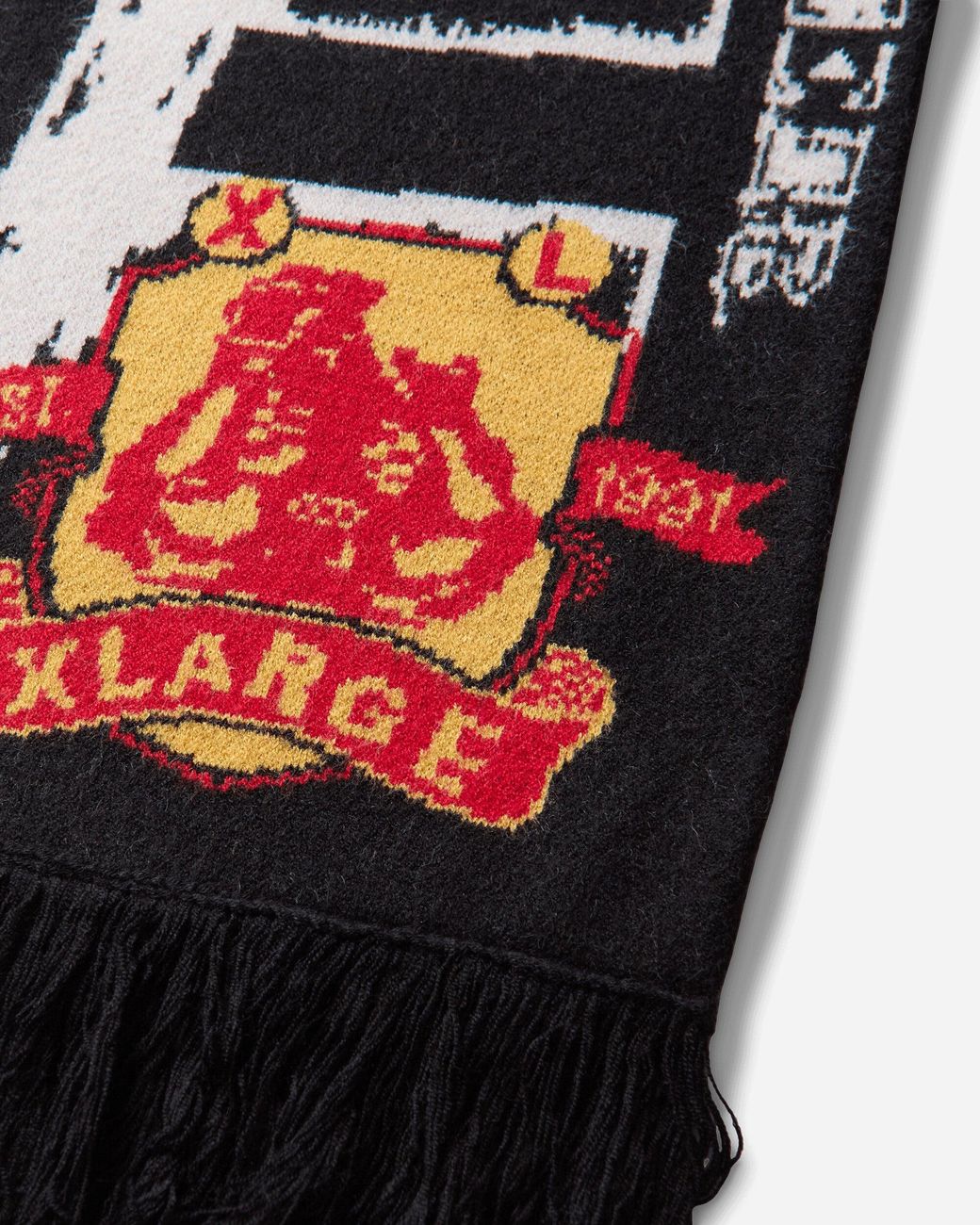 Xlarge Black Internet Scarf for men