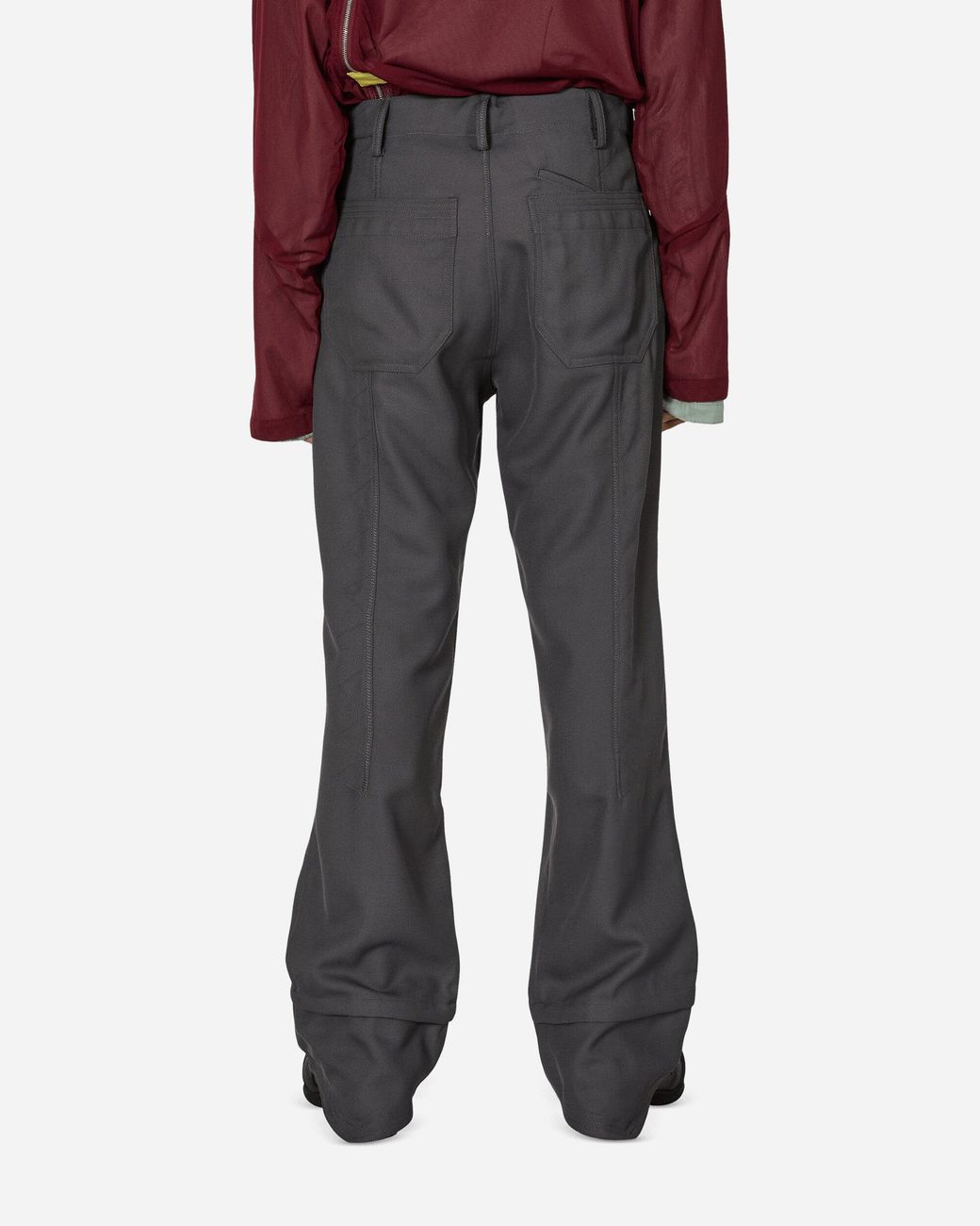 Kiko Kostadinov Gray Jacklight Trousers Iron for men