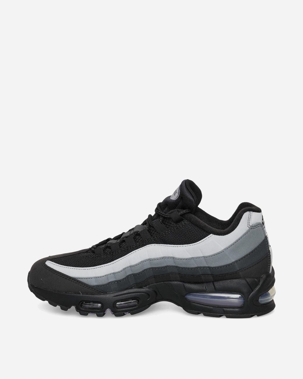Nike Black Air Max 95 Big Bubble Premium Sneakers for men