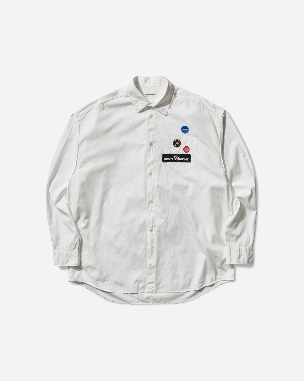 Undercover Gray Men S Patches Longsleeve Shirt for men
