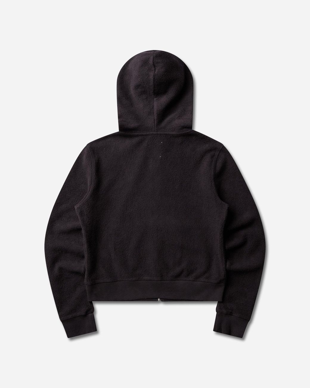 Roa Black Inside Out Zip-Up Baby Hoodie Washed