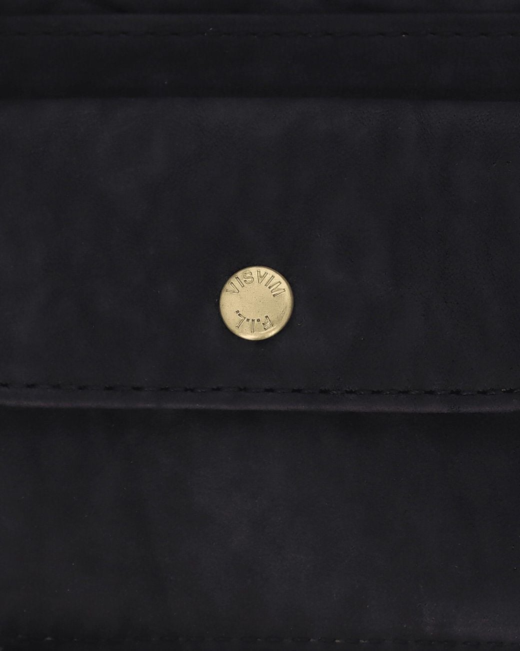 Visvim Black Leather Bi-Fold Wallet for men