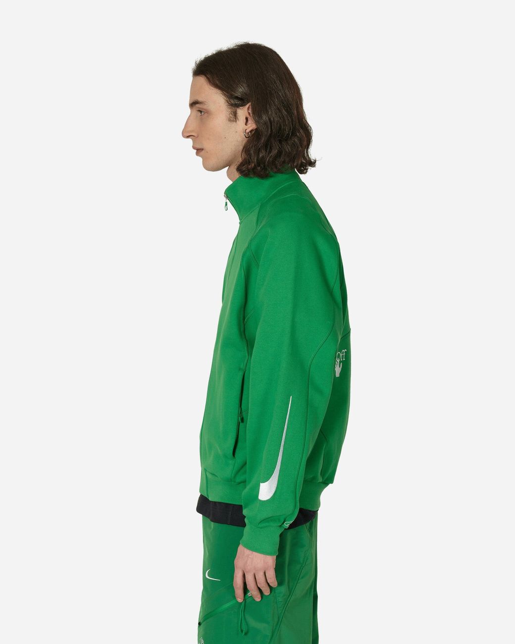 Green nike top track jacket
