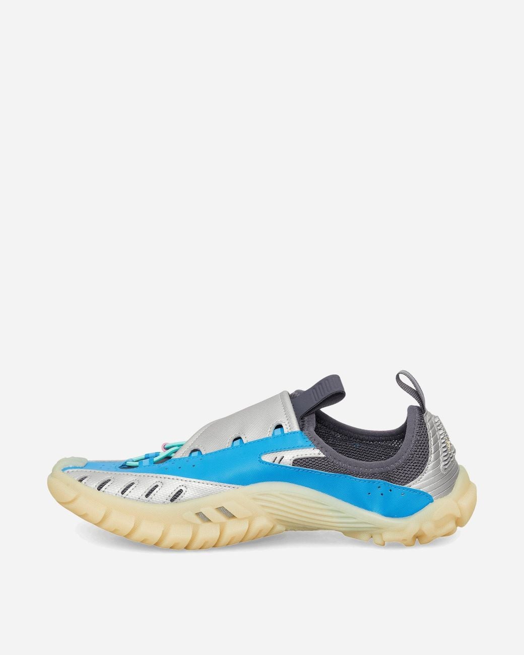 Adidas Blue Pharrell Williams Virginia Water Moc Shoes Lucid Ray / Silver Metallic / Aurora Onix for men
