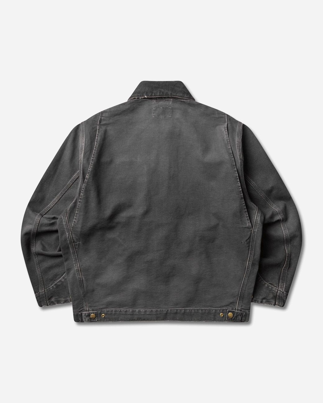 Carhartt Gray Og Detroit Jacket (Destroy Wash) for men