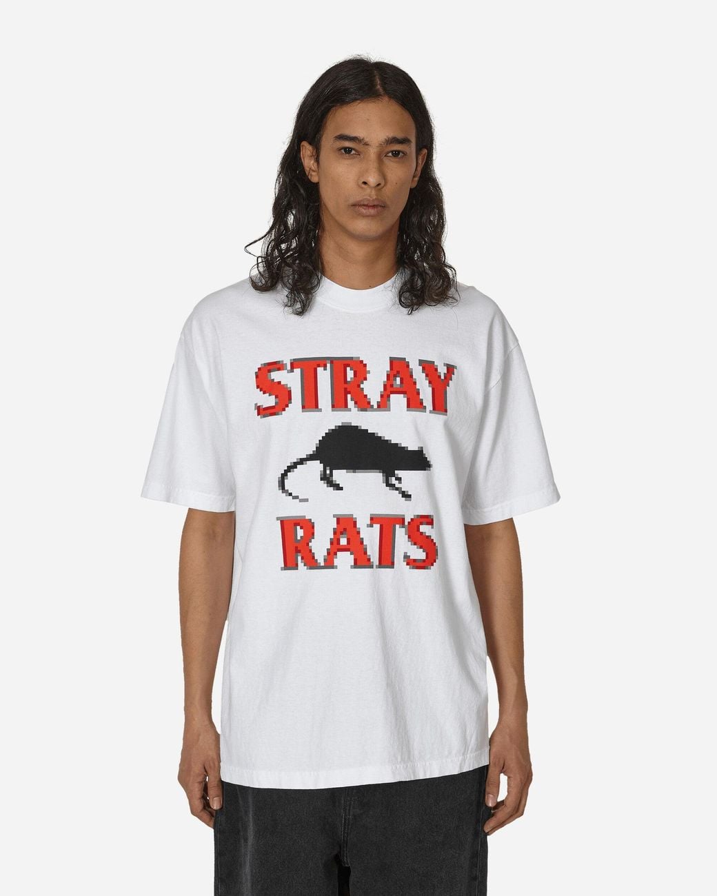 Stray Rats Pixel Rodenticide T-Shirt in White for Men | Lyst UK