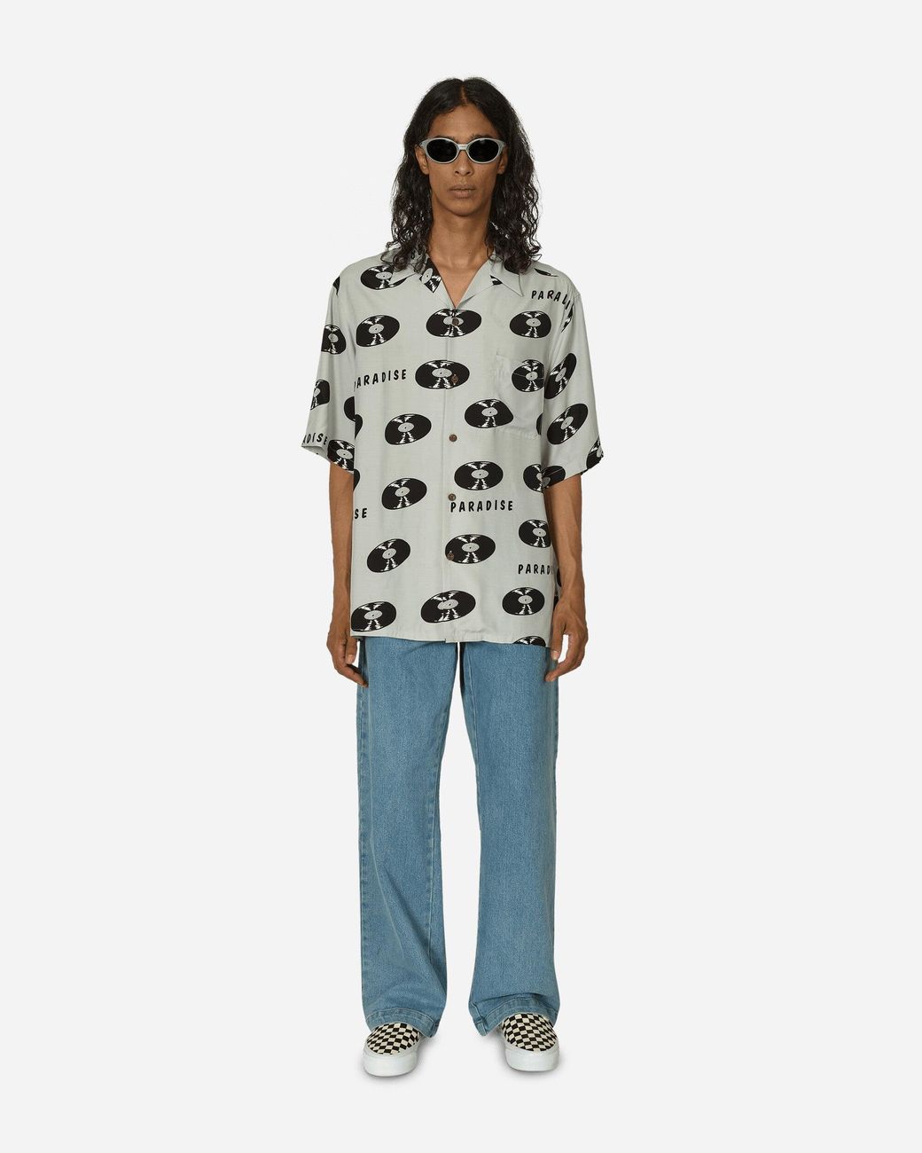 Wacko Maria Hawaiian Shirt (Type-4) in Gray for Men | Lyst