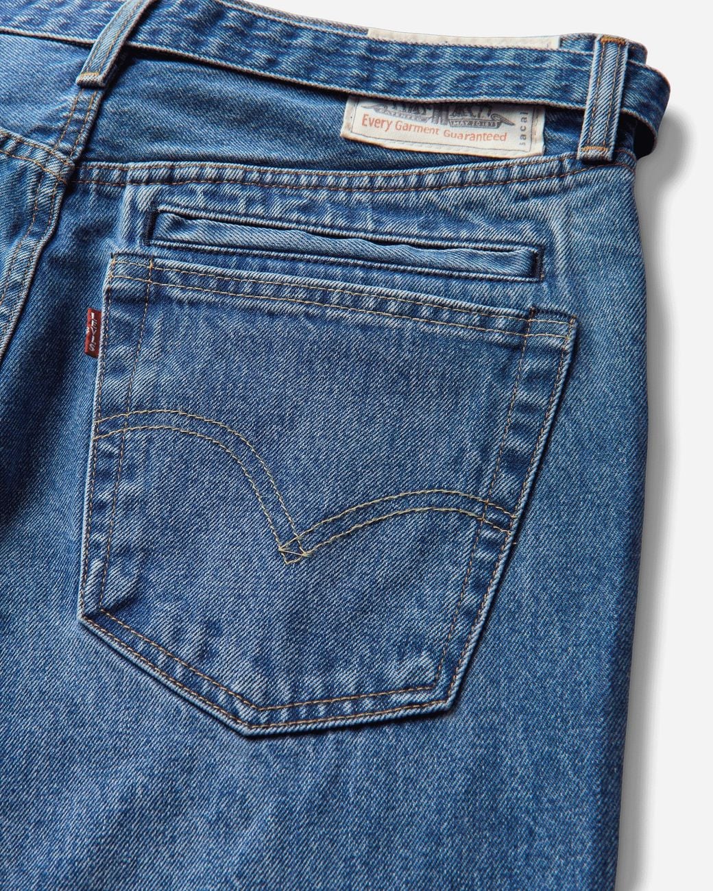 Levi's Blue Sacai Belted Flare Pants Washed for men