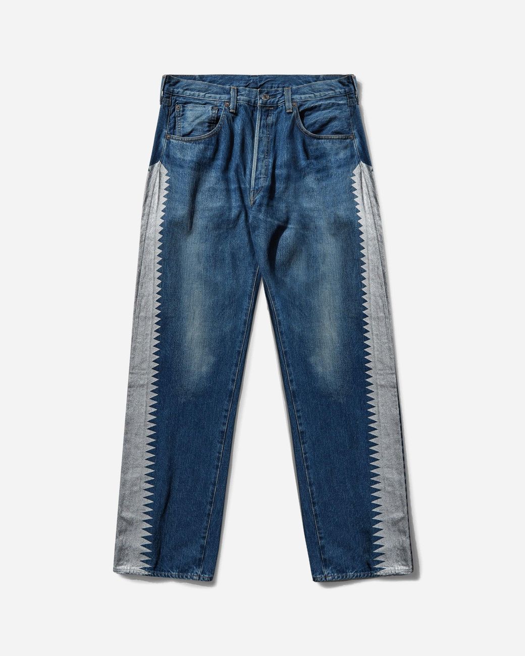 Levi's Blue Slam Jam 501 1955 Custom Jeans Stone Washed for men
