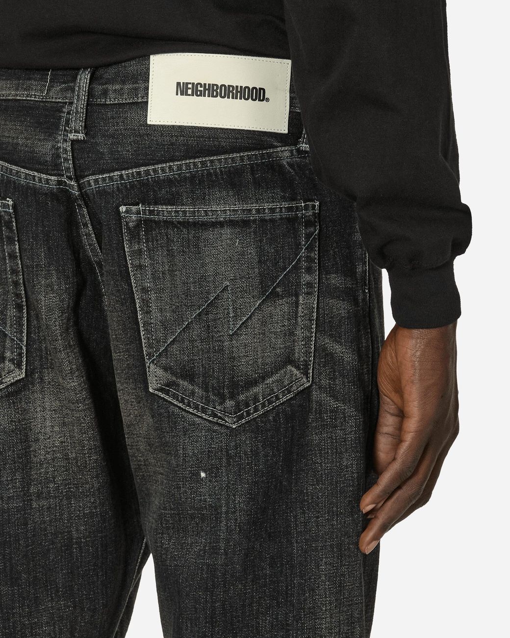 Neighborhood Savage Denim Dp Mid Pants in Black for Men | Lyst