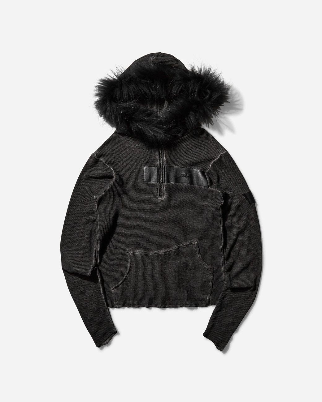 Aesynctx S Half-Zip Hoodie in Black | Lyst UK