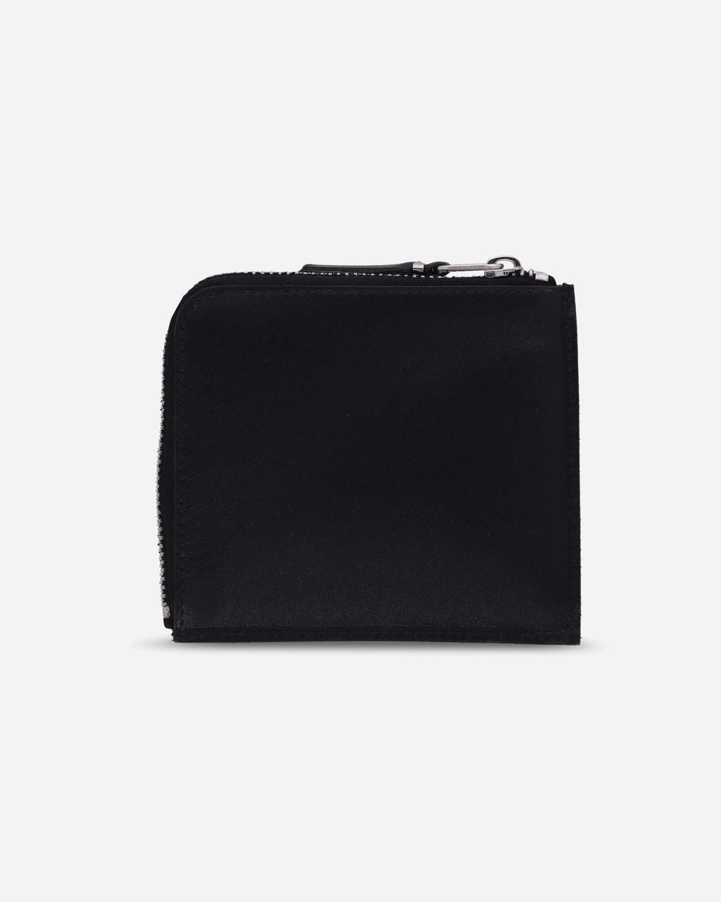 Comme des Garçons Black Eyelet Zip-Around Wallet for men
