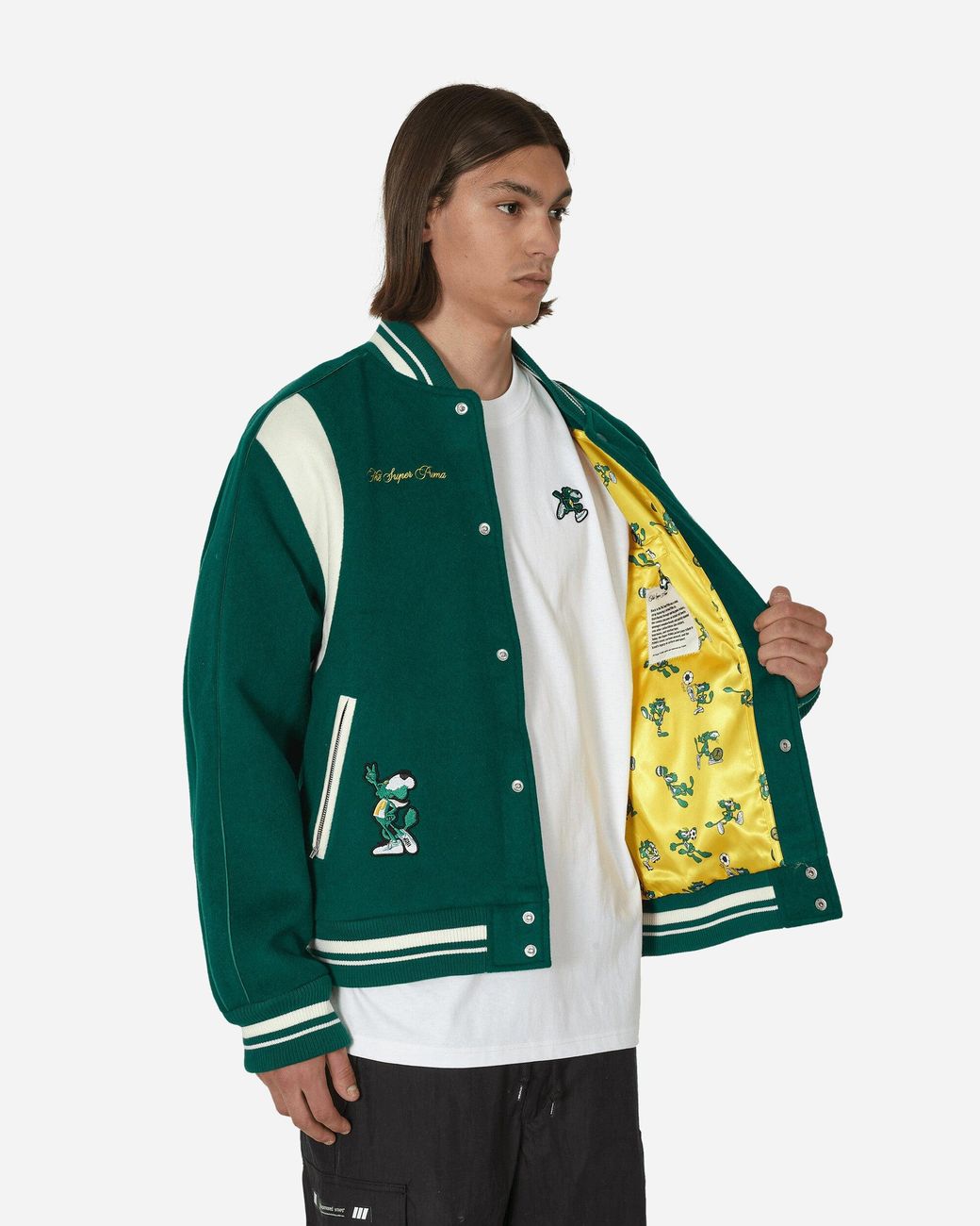 PUMA The Mascot T7 College Jacket Ever in Green for Men