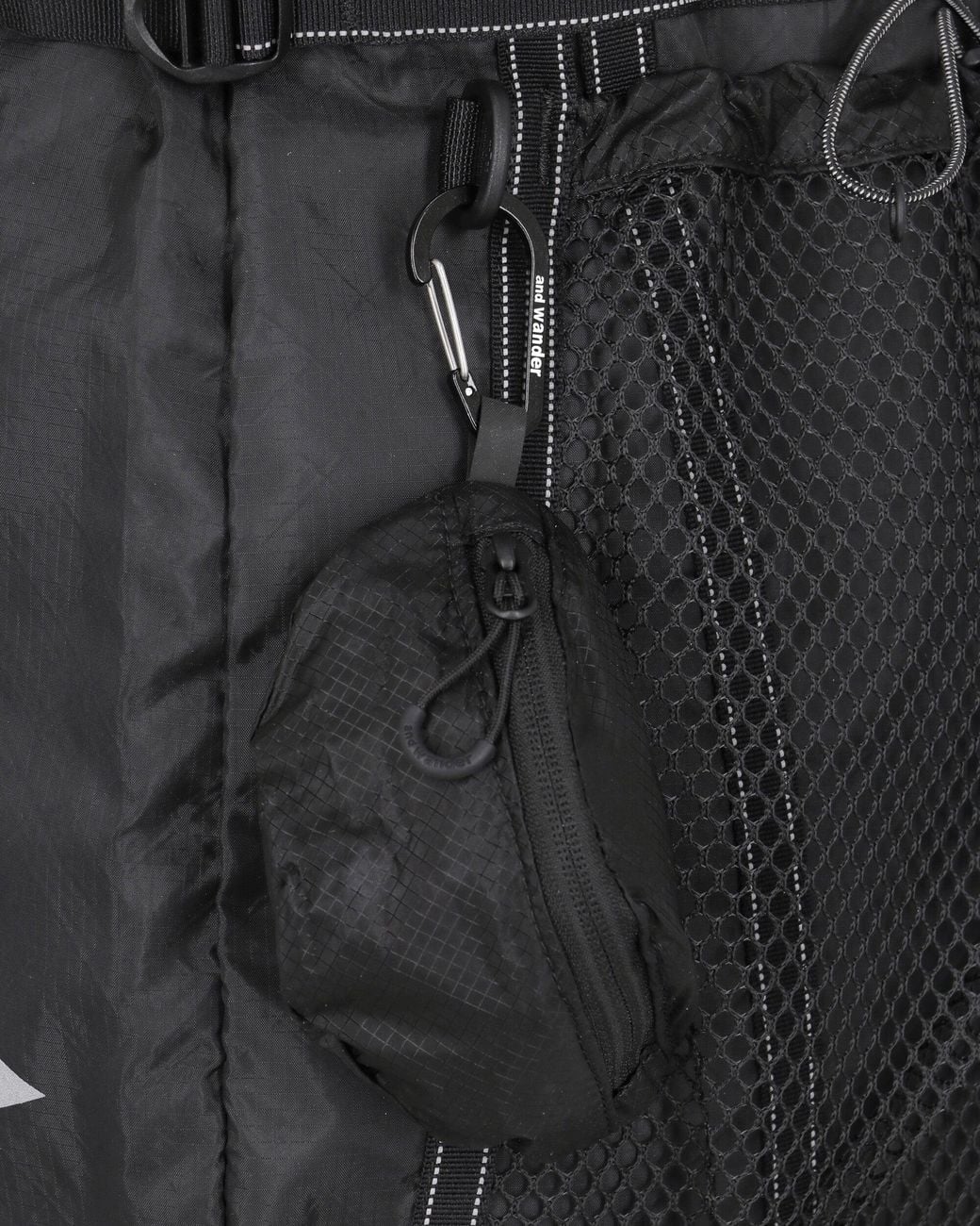 And Wander Black Ecopak 30L 3Way Tote Bag for men