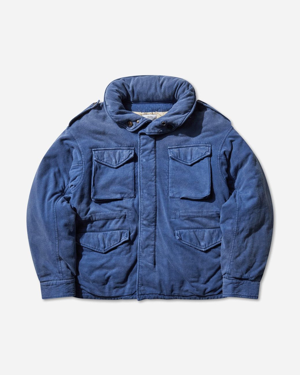 ジャケット・アウター visvim 15AW BICKLE DMGD CHINO JKT Visvim Men S Bickle Era Down Jacket Navy in Blue for Men | Lyst UK