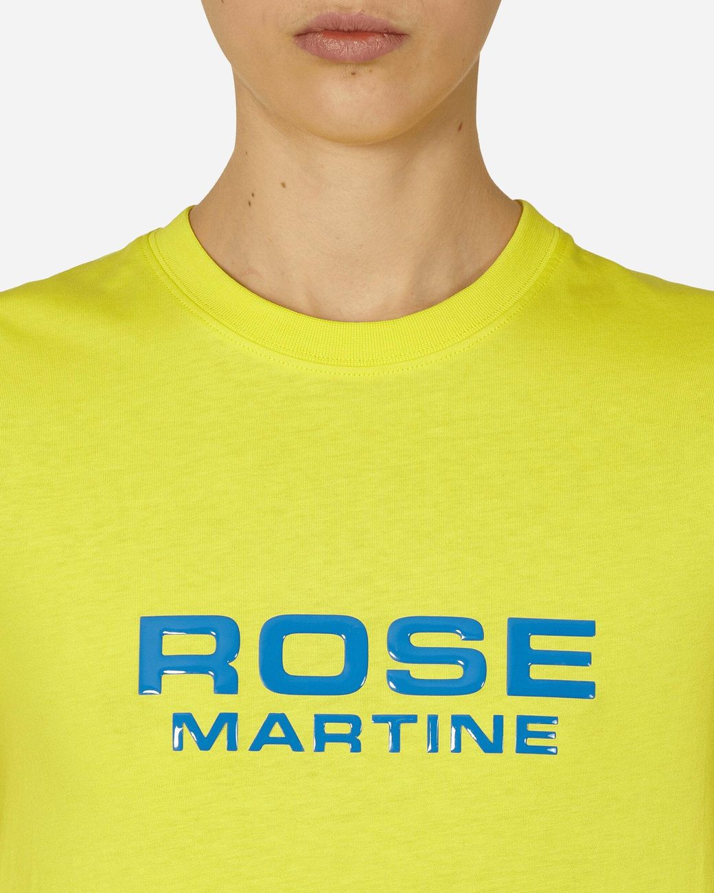 Martine Rose Shrunken T-shirt Acid in Yellow | Lyst