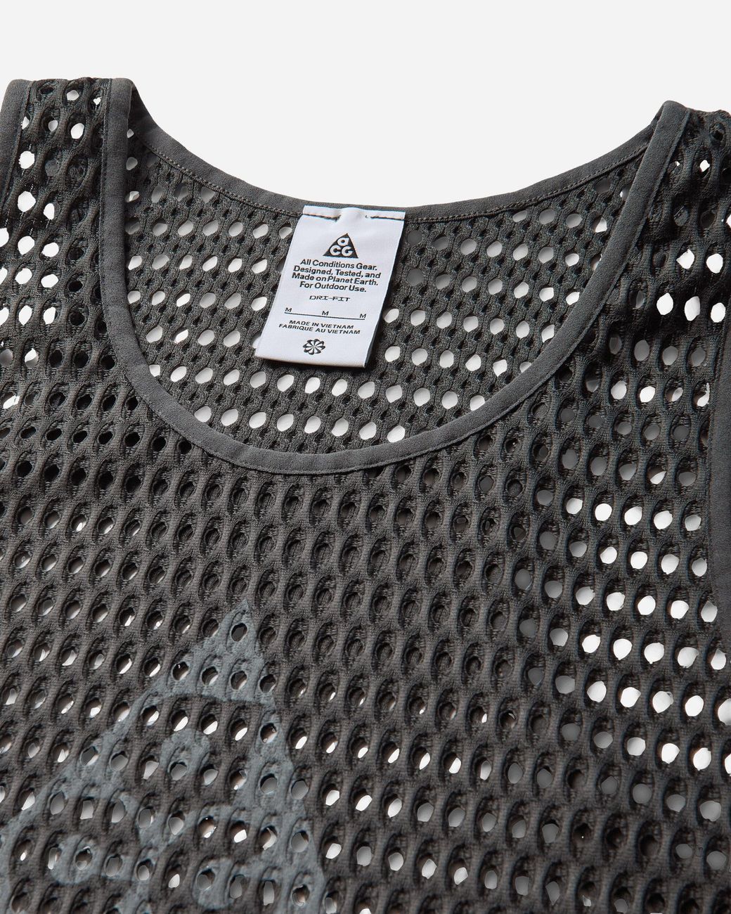 Nike Black Acg Radical Airflow Dri-Fit Trail Running Tank Top Anthracite for men
