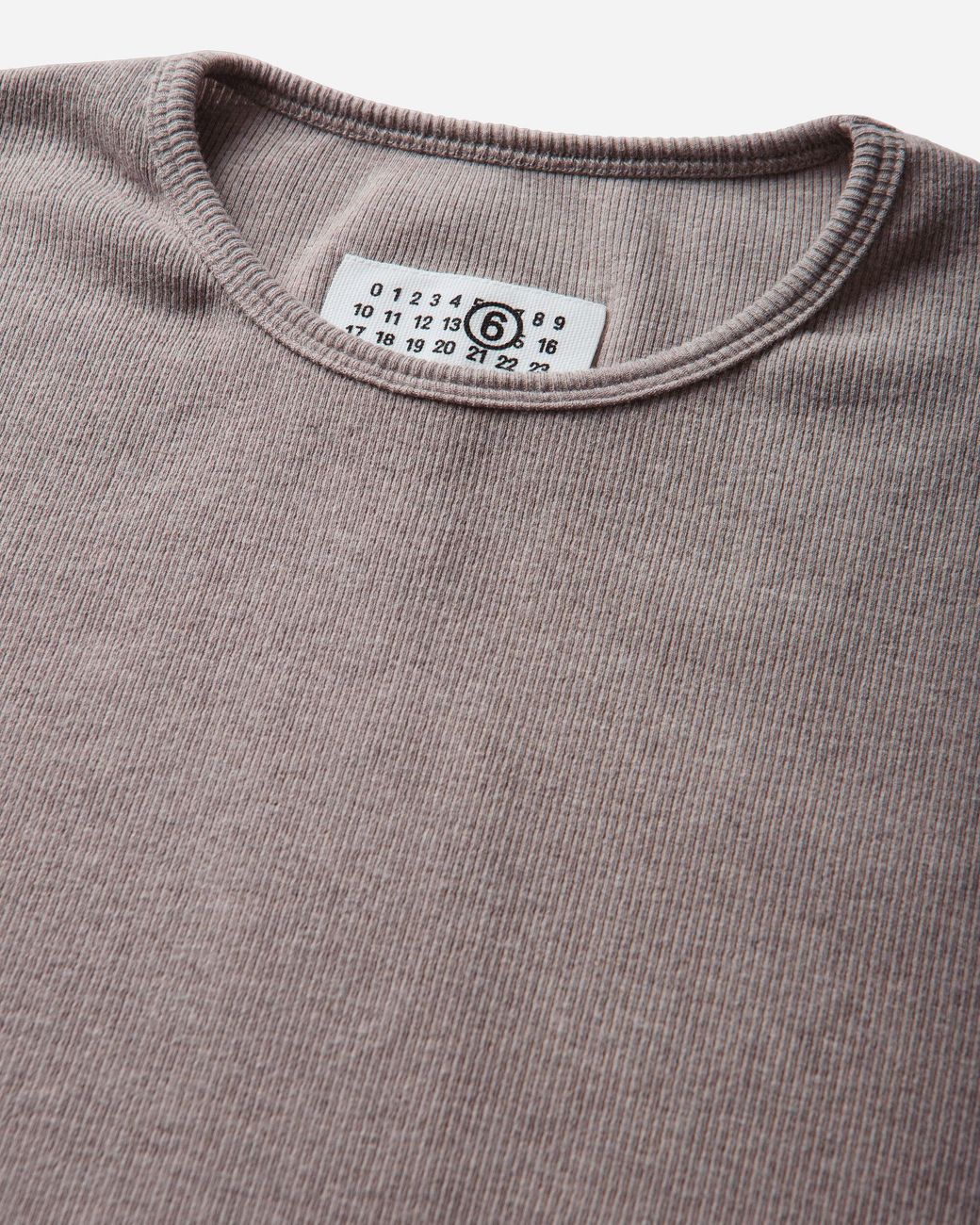 MM6 by Maison Margiela Gray Elbow Patch Sweater Taupe for men