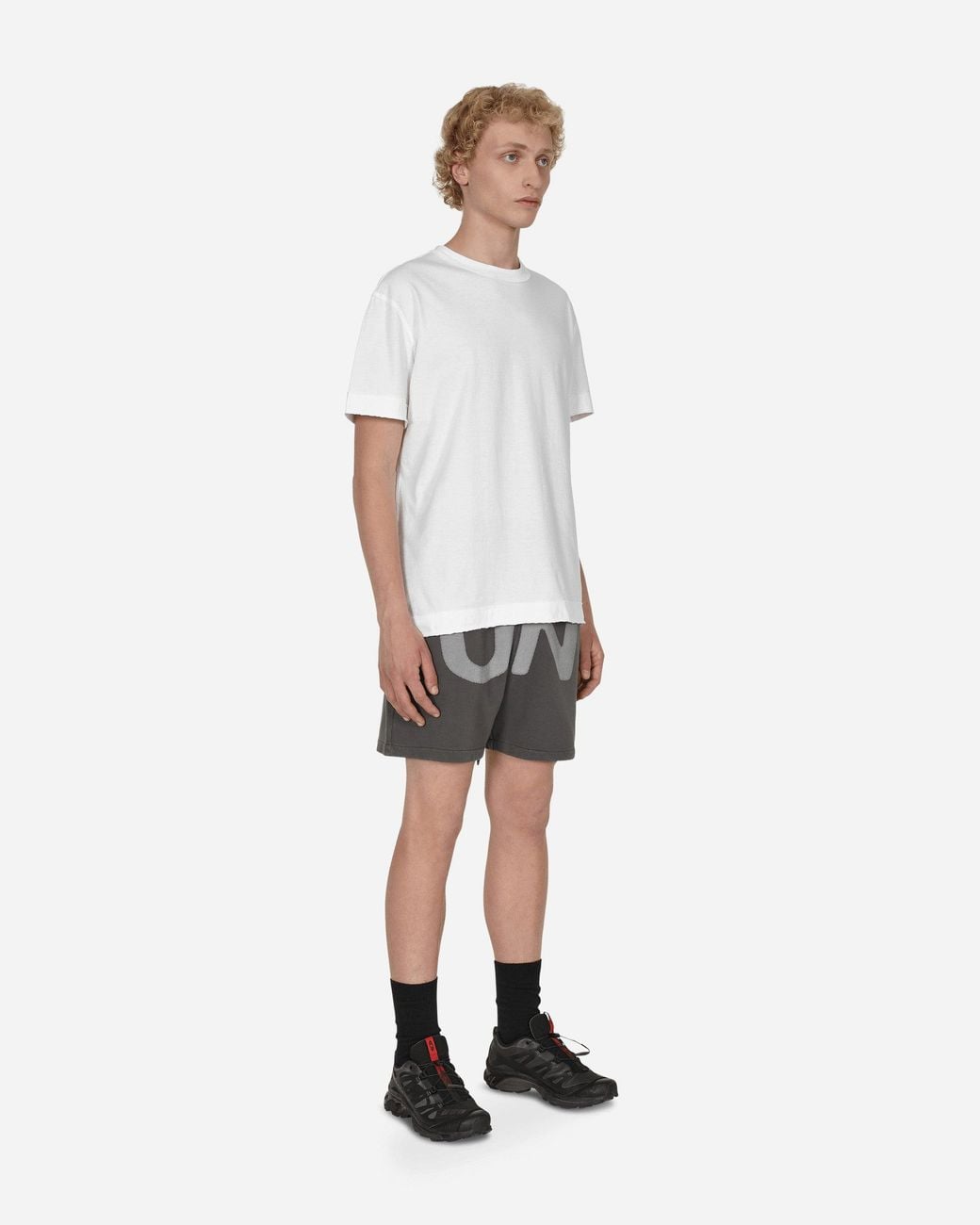 SLAM JAM Black Boxy Shorts for men